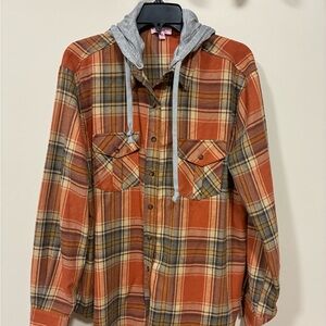 PS Love long sleeve shacket medium